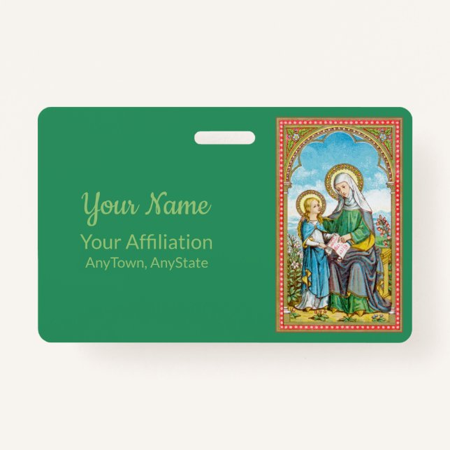 Tarjeta De Identificación NeoGothic St. Anne y Young Mary (SAU 29) (Reverso)