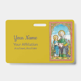 Tarjeta De Identificación NeoGothic St. Anne y Young Mary (SAU 29) Badge