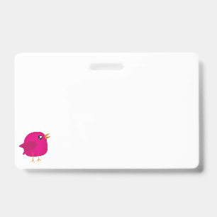 Tarjeta De Identificación Niños pajarito lindo