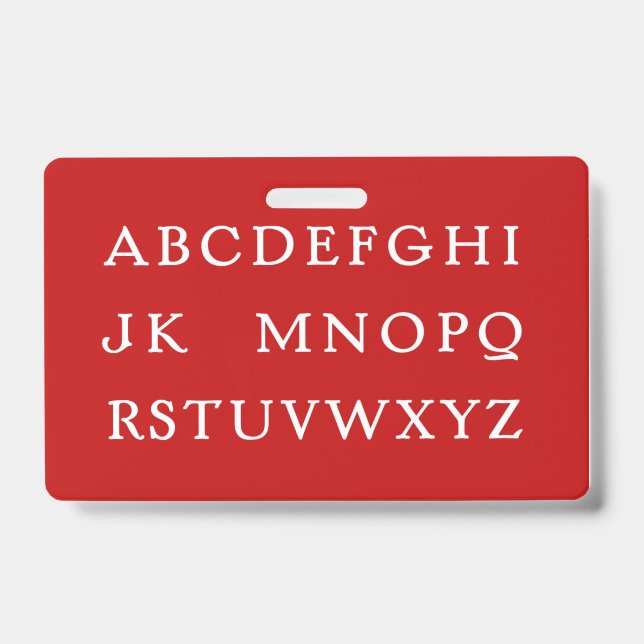 Tarjeta De Identificación No L para Navidad (Parte frontal)