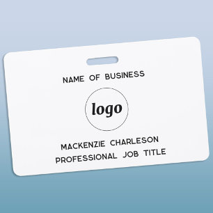 Tarjeta De Identificación Nombre Comercial Profesional Logo