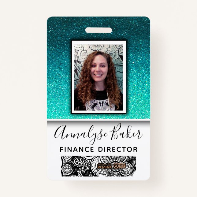 Tarjeta De Identificación Nombre de foto de la enfermera CNA profesional de  (Anverso)