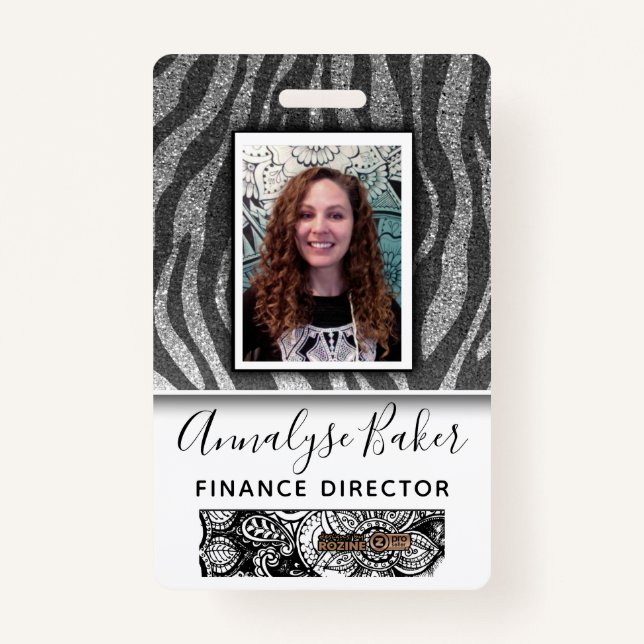 Tarjeta De Identificación Nombre de foto de la enfermera CNA profesional de  (Anverso)