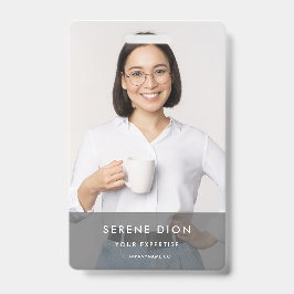 Tarjeta De Identificación Nombre de la empresa ID del personal empleado mode
