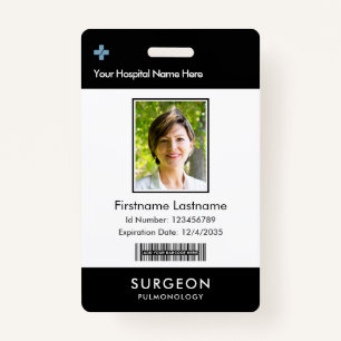 Tarjeta De Identificación Nombre del clip del logotipo de la Compañía de ate