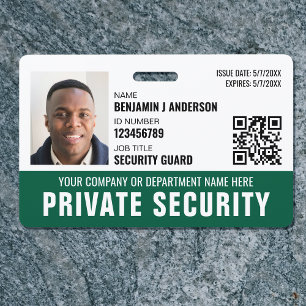 Tarjeta De Identificación Nombre del logotipo del protector de seguridad del