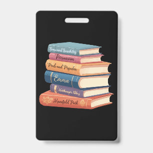 Tarjeta De Identificación Novelas de Jane Austen VII