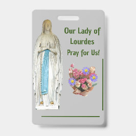 Tarjeta De Identificación Nuestra Señora de Lourdes