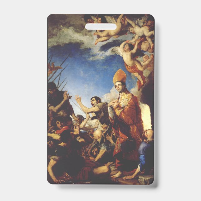 Tarjeta De Identificación Obispo de San Januario de Benevento (Anverso)