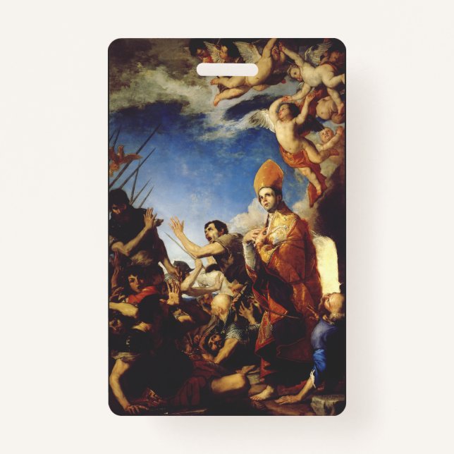 Tarjeta De Identificación Obispo de San Januario de Benevento (Anverso)