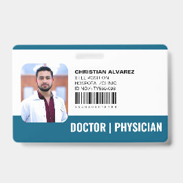 Tarjeta De Identificación Océano Médico Personalizado Doctor Hospital Médico