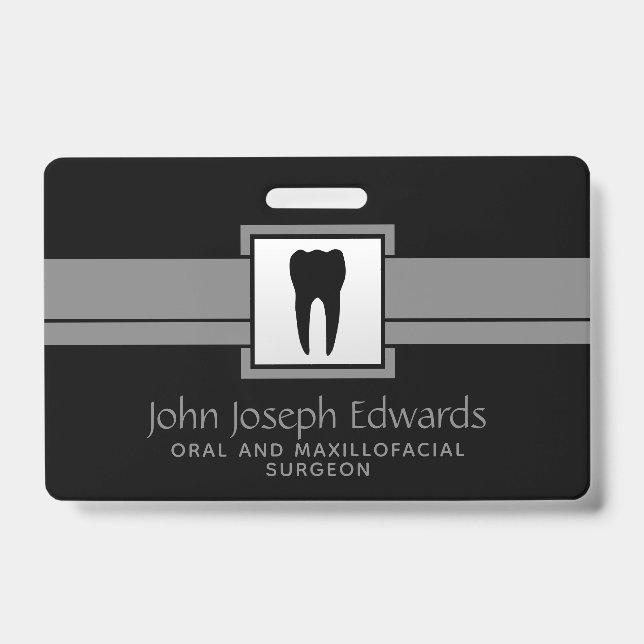 Tarjeta De Identificación Oficina Dental (Parte frontal)