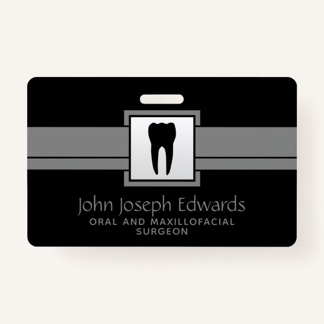 Tarjeta De Identificación Oficina dental (Anverso)