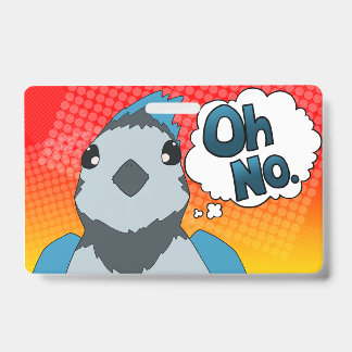 Tarjeta De Identificación Oh No Pájaro