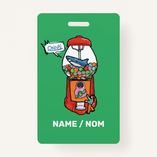 Tarjeta De Identificación ¡ONIVA! Gomme Balloune (Anverso)