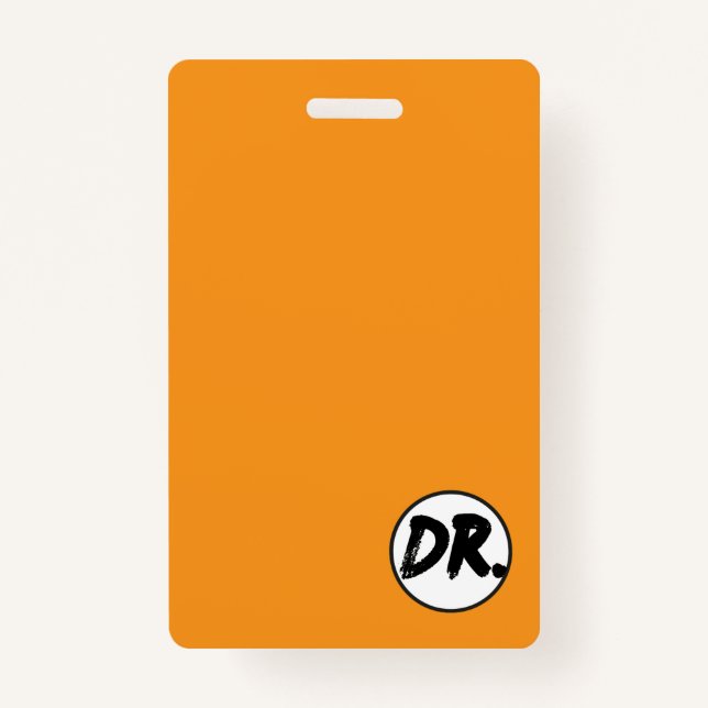 Tarjeta De Identificación Orange DR. Logo Phone case (Anverso)