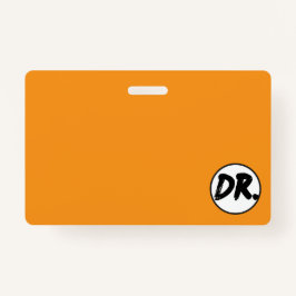 Tarjeta De Identificación Orange DR. Logo Phone case