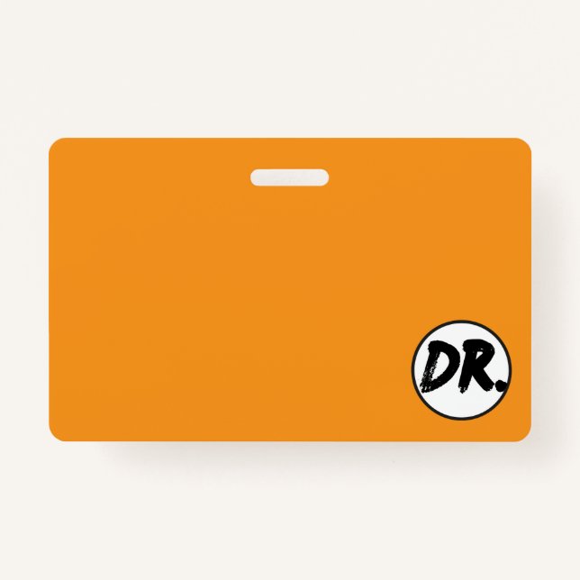 Tarjeta De Identificación Orange DR. Logo Phone case (Anverso)