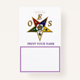 TARJETA DE IDENTIFICACIÓN ORDEN DE LA ESTRELLA ORIENTAL