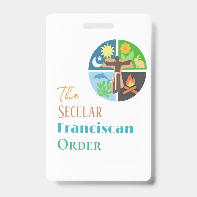 Tarjeta De Identificación Orden Franciscana Seglar (Parte frontal)