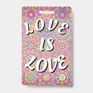Tarjeta De Identificación Orgullo Love Is Love