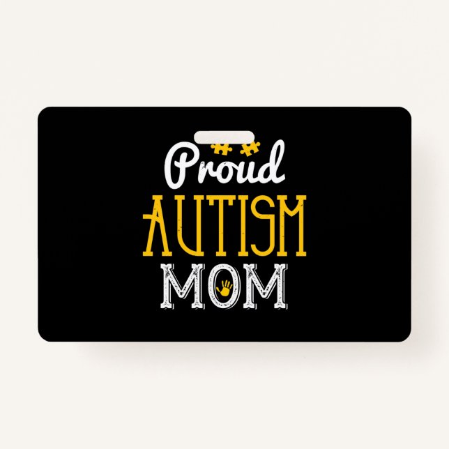 Tarjeta De Identificación Orgulloso Autismo Mom-01.Png (Anverso)