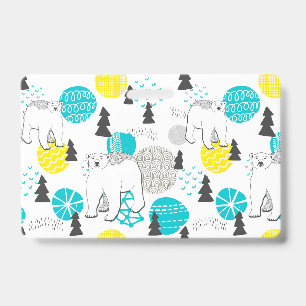 Tarjeta De Identificación Oso polar