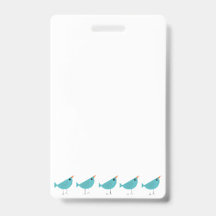 Tarjeta De Identificación Pajarita