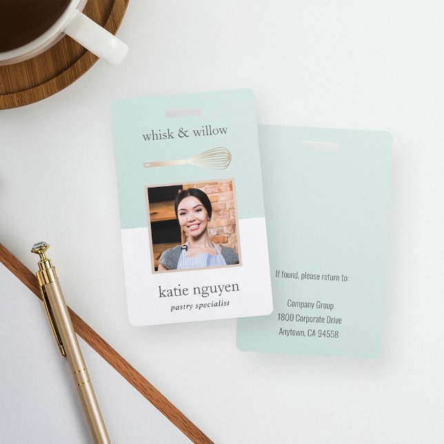 Tarjeta De Identificación Panadería Gold Whisk / Id. de foto de empleado de  (Subido por el creador)