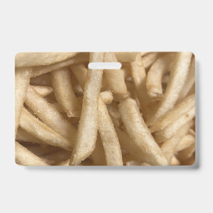 Tarjeta De Identificación Papas fritas