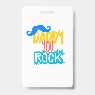 Tarjeta De Identificación Papi Rock