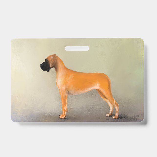 Tarjeta De Identificación Para expositores de Dogos  (Parte frontal)