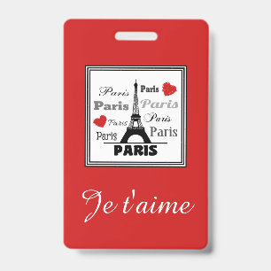 Tarjeta De Identificación París
