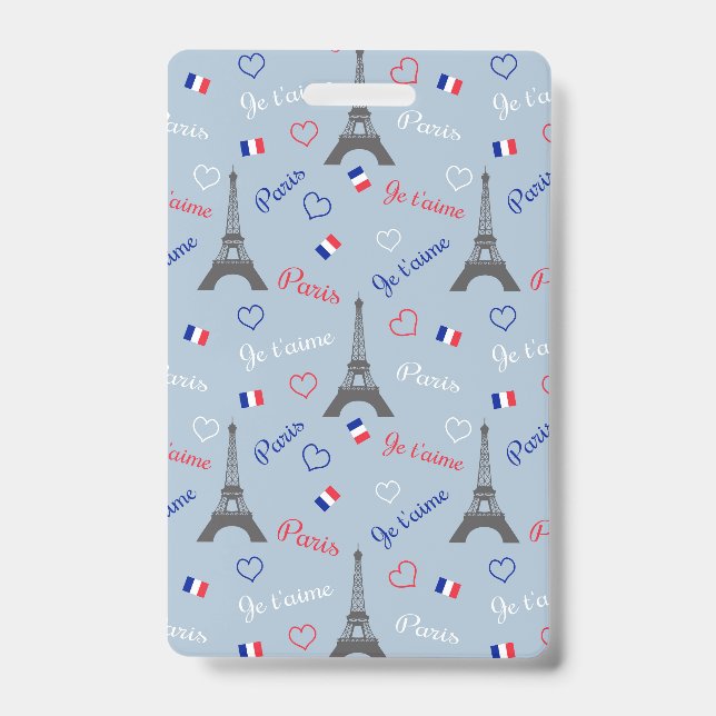 Tarjeta De Identificación París (Parte frontal)