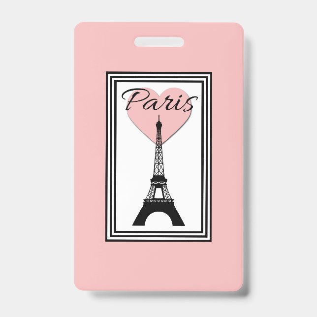 Tarjeta De Identificación París (Parte frontal)