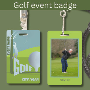 Tarjeta De Identificación Participación en el club de golf Golf Event