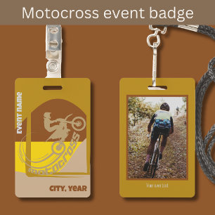 Tarjeta De Identificación Participación en evento de club de motocross moto-