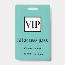 pase de acceso total simple vip nombre del concier
