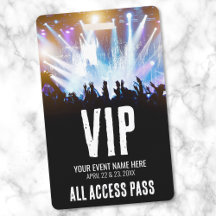 Pase de Acceso Total VIP Concierto