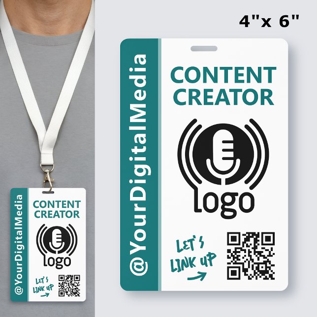 Tarjeta De Identificación Pase de identificación de networking para creadore (Subido por el creador)