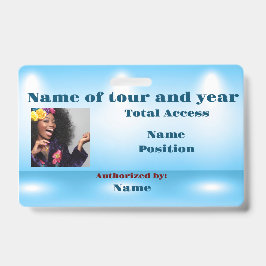 Tarjeta De Identificación Pase de paseo