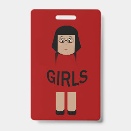 Tarjeta De Identificación Pase de Sala de Alumnas