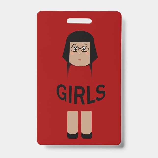 Tarjeta De Identificación Pase de Sala de Alumnas (Parte frontal)