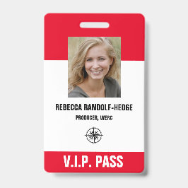 Tarjeta De Identificación PASE V.I.P. PARA EVENTO ESPECIAL - Identificación