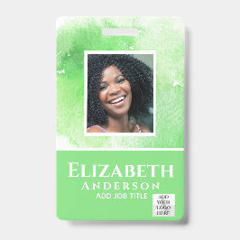 Tarjeta De Identificación Pase VIP de empleado con identificación fotográfic