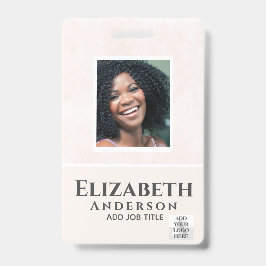 Tarjeta De Identificación PASE VIP de Empleado con IDENTIFICACIÓN FOTOGRÁFIC