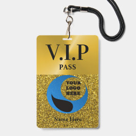 Tarjeta De Identificación Pase VIP personalizado laminado con cordón