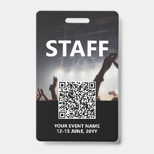Tarjeta De Identificación Paso de acceso al evento del Personalizado de la t