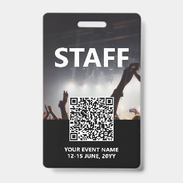 Tarjeta De Identificación Paso de acceso al evento del Personalizado de la t