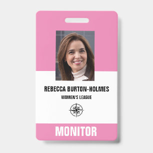 Tarjeta De Identificación PASO DE MONITOR ESPECIAL DE EVENTOS - Foto I.D.